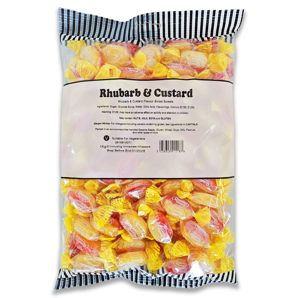 Rhubarb and Custard 1kg Bag